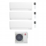 CONDIZIONATORE MITSUBISHI TRIAL SPLIT MSZ-AY 9000+9000+12000 BTU WIFI INVERTER MXZ-3F54VF A+++