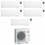 CONDIZIONATORE MITSUBISHI PENTA SPLIT MSZ-AY 9000+9000+9000+9000+9000 BTU WIFI INVERTER MXZ-5F102VF A++