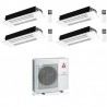 CONDIZIONATORE MITSUBISHI QUADRI SPLIT CASSETTA 1 VIA MLZ-KP 9000+9000+9000+9000 BTU INVERTER MXZ-4F72VF A++