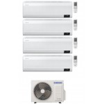 SAMSUNG WINDFREE AVANT CONDIZIONATORE QUADRI SPLIT R-32 7000+7000+12000+12000 BTU INVERTER WIFI AJ080TXJ4KG A++