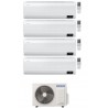 SAMSUNG WINDFREE AVANT CONDIZIONATORE QUADRI SPLIT R-32 7000+7000+12000+12000 BTU INVERTER WIFI AJ080TXJ4KG A++