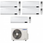 CONDIZIONATORE SAMSUNG PENTA SPLIT WINDFREE ELITE 7000+7000+7000+7000+7000 BTU WIFI INVERTER AJ100TXJ5KG A++