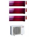 condizionatore mitsubishi kirigamine style wi fi msz ln r 32 rosso trial split 90001200012000 btu a mxz 3f54vf