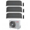 CONDIZIONATORE TOSHIBA TRIAL SPLIT HAORI 9000+9000+15000 BTU WIFI INVERTER RAS-3M26U2AVG A++