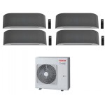 CONDIZIONATORE TOSHIBA QUADRI SPLIT HAORI 9000+9000+9000+9000 BTU WIFI INVERTER RAS-4M27U2AVG A++