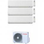 CONDIZIONATORE TOSHIBA TRIAL SPLIT SHORAI EDGE 7000+7000+7000 BTU WIFI INVERTER RAS-3M26U2AVG A++