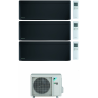 CONDIZIONATORE DAIKIN TRIAL SPLIT STYLISH 7000+7000+7000 BTU TOTAL BLACK WIFI INVERTER 3MXM68N A+++