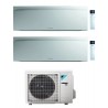 CONDIZIONATORE DAIKIN DUAL SPLIT EMURA 7000+7000 BTU BIANCO WIFI INVERTER 2MXM40N A+++