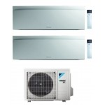 CONDIZIONATORE DAIKIN DUAL SPLIT EMURA 7000+9000 BTU BIANCO WIFI INVERTER 2MXM40N A+++