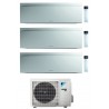 CONDIZIONATORE DAIKIN TRIAL SPLIT EMURA 7000+7000+7000 BTU BIANCO WIFI INVERTER 3MXM40N A+++