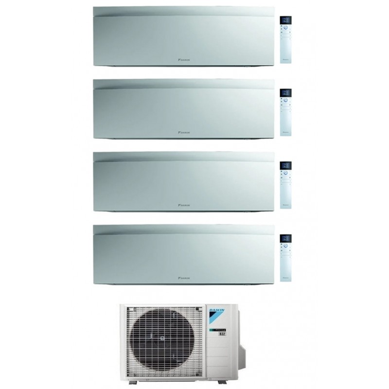 condizionatore daikin quadri split emura 7000700070007000 btu bianco wifi inverter 4mxm68n