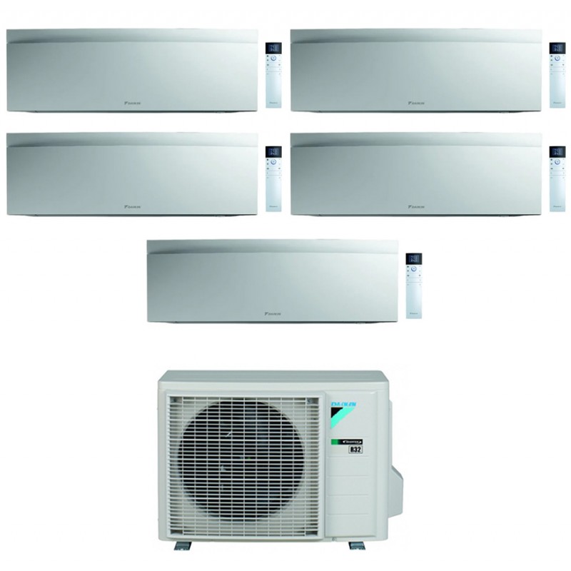 condizionatore daikin penta split emura 70007000700070007000 btu bianco wifi inverter 5mxm90n