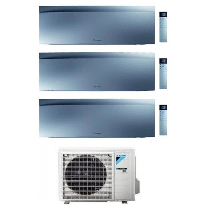 condizionatore daikin trial split emura 700070007000 btu silver wifi inverter 3mxm40n