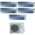 condizionatore daikin penta split emura 70007000700070007000 btu silver wifi inverter 5mxm90n