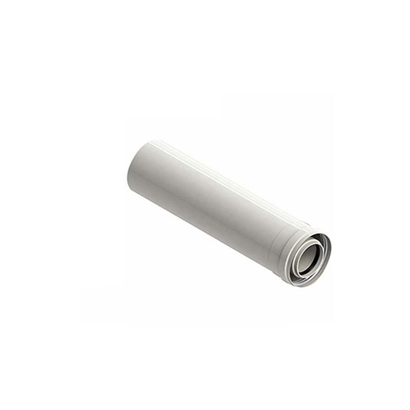 tubo prolunga per kit scarico fumi coassiale 50 centimetri 60100 mm