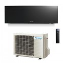 condizionatore daikin emura 3 black 9000 btu wi fi monosplit inverter r32 ftxj25ab a