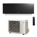 condizionatore daikin emura 3 black 18000 btu wi fi monosplit inverter r32 ftxj50ab a