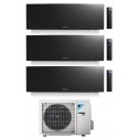 condizionatore daikin trial split emura 700070007000 btu black wifi inverter 3mxm40n