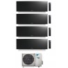 CONDIZIONATORE DAIKIN EMURA 3 QUADRI SPLIT 7000+7000+7000+9000 BTU BLACK WIFI INVERTER 4MXM68N A+++