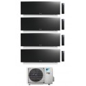 condizionatore daikin quadri split emura 70007000700018000 btu black wifi inverter 4mxm68n