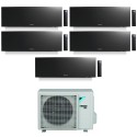 condizionatore daikin penta split emura 700070007000700018000 btu black wifi inverter 5mxm90n