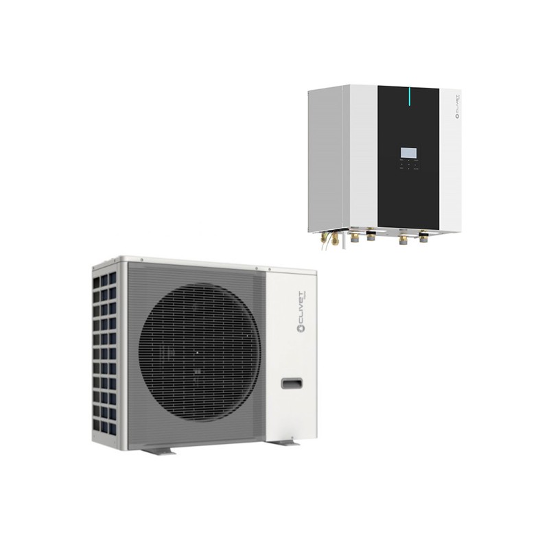 pompa di calore splittata clivet misan yee 1s 41 sphera evo box 20 r 32 83 kw monofase inverter con modulo idronico a