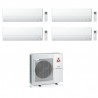 CONDIZIONATORE MITSUBISHI QUADRI SPLIT MSZ-BT 7000+7000+7000+7000 BTU WIFI INVERTER MXZ-4F72VF A++