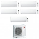 CONDIZIONATORE MITSUBISHI PENTA SPLIT MSZ-BT 7000+7000+7000+7000+7000 BTU WIFI INVERTER MXZ-5F102VF A++