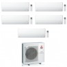 CONDIZIONATORE MITSUBISHI PENTA SPLIT MSZ-BT 7000+7000+7000+9000+9000 BTU WIFI INVERTER MXZ-5F102VF A++