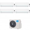 CONDIZIONATORE MIDEA QUADRI SPLIT EVOLUTION 9000+9000+9000+9000 BTU INVERTER M4OE-28HFN8-Q A++