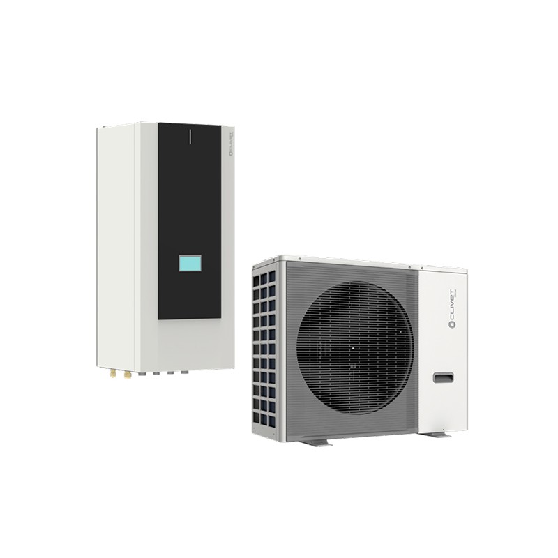 pompa di calore ibrida clivet 24 kw misan yee 1s 41 sphera evo 20 easyhybrid box 83 kw monofase inverter modulo idronico a