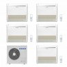 CONDIZIONATORE SAMSUNG PENTA SPLIT CONSOLE A PAVIMENTO 9000+9000+12000+12000+12000 BTU INVERTER AJ100TXJ5KG/EU A++