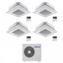 condizionatore samsung quadri split cassetta a 4 vie mini windfree 9000900090009000 btu inverter aj080txj4kg eu