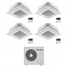 CONDIZIONATORE SAMSUNG QUADRI SPLIT CASSETTA A 4 VIE MINI WINDFREE 9000+9000+9000+9000 BTU INVERTER AJ080TXJ4KG/EU A++