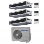 CONDIZIONATORE SAMSUNG TRIAL SPLIT CANALIZZABILE 9000+9000+18000 BTU INVERTER AJ068TXJ3KG/EU A++