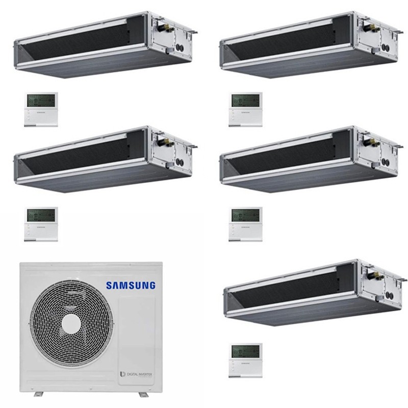 condizionatore samsung penta split canalizzabile 90009000900090009000 btu inverter aj100txj5kg eu