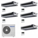 condizionatore samsung penta split canalizzabile 900012000120001200012000 btu inverter aj100txj5kg eu