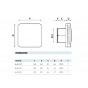 estrattore d aria irsap alba dn100