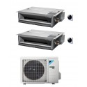 condizionatore daikin dual split canalizzabile ultrapiatto 90009000 btu inverter 2mxm40n con comando a filo