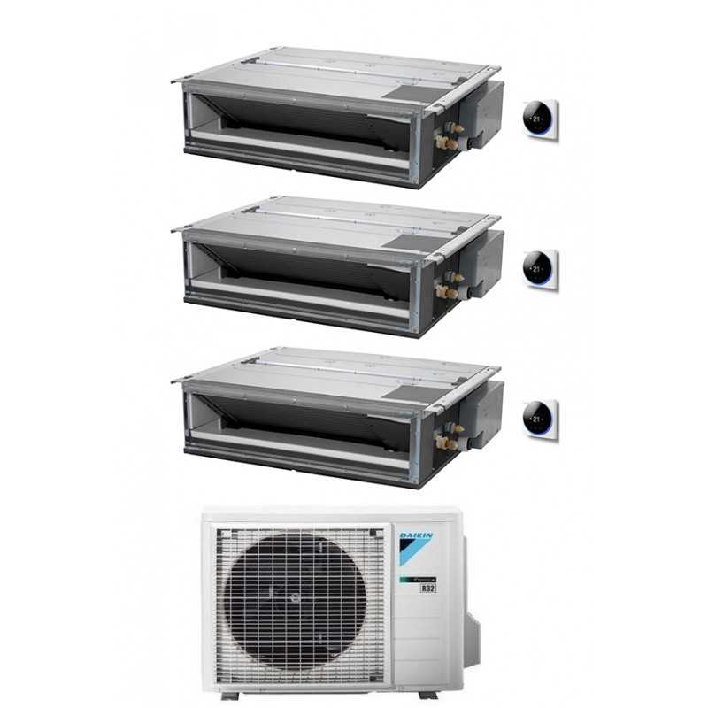 condizionatore daikin trial split canalizzabile ultrapiatto 900090009000 btu inverter 3mxm52n con comando a filo