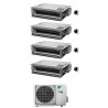 CONDIZIONATORE DAIKIN QUADRI SPLIT CANALIZZABILE ULTRAPIATTO 9000+9000+9000+12000 BTU INVERTER 4MXM68N CON COMANDO A FILO A+++