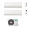 CONDIZIONATORE HISENSE DUAL SPLIT NEW ENERGY 7000+7000 BTU WIFI INVERTER 2AMW35U4RGC A++