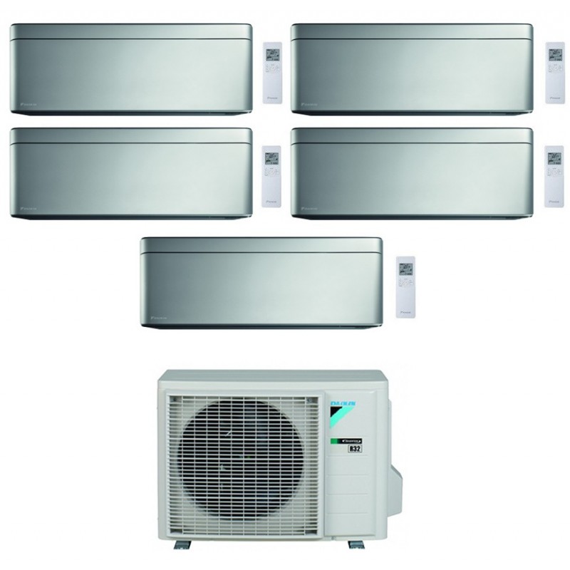 condizionatore daikin penta split stylish 70007000700090009000 btu silver wifi inverter 5mxm90n