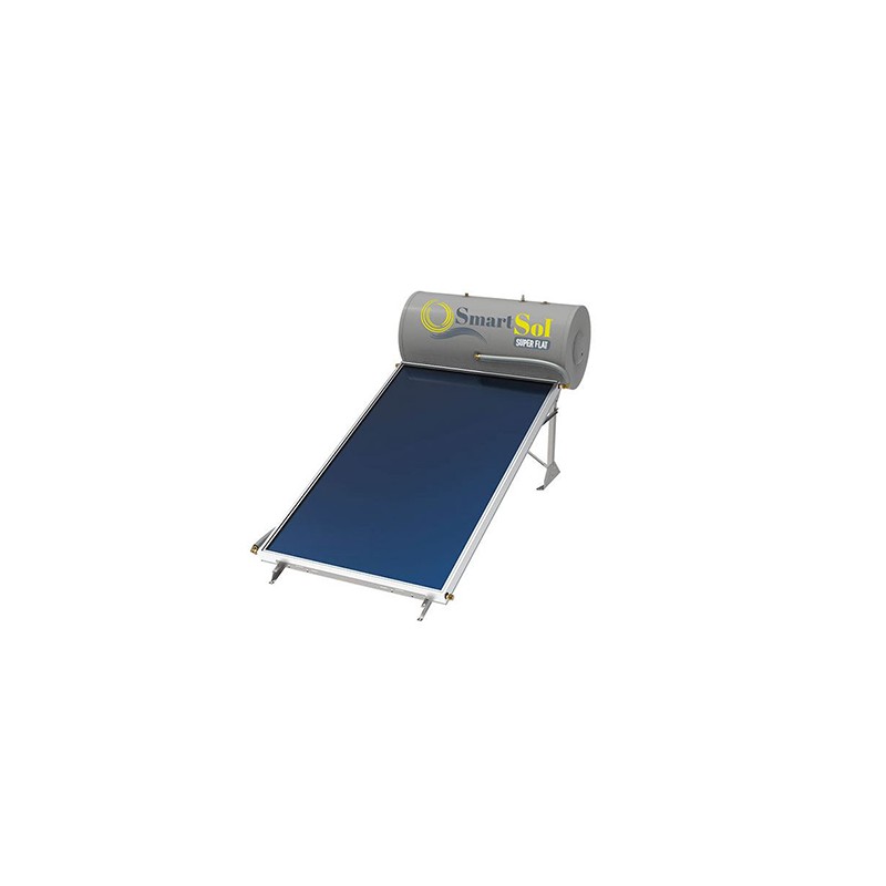 pannello solare smart sol solsys200 ecof 200 litri 1 collettori circolazione naturale tetto piano