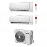 CONDIZIONATORE FERROLI DUAL SPLIT GIADA S 9000+9000 BTU WIFI INVERTER ESTERNA 18-2 A++