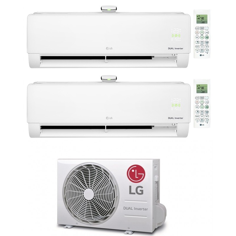 condizionatore lg dual split dualcool atmosfera 900012000 btu wifi inverter mu2r17 a