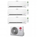 CONDIZIONATORE LG TRIAL SPLIT DUALCOOL ATMOSFERA 9000+9000+9000 BTU WIFI INVERTER MU3R19 A+++