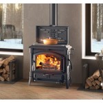 STUFA A LEGNA LA NORDICA EXTRAFLAME ISOTTA CON CERCHI EVO 11,9 KW INTERAMENTE IN GHISA SMALTATA AD ARIA