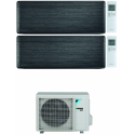 condizionatore daikin stylish total real blackwood wi fi dual split 1500018000 btu inverter gas r 32 2mxm68n a