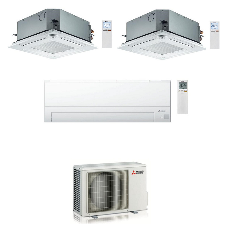 condizionatore mitsubishi trial split 9000 btu msz bt25vgk 1200012000 btu cassetta a 4 vie slz m35fa2 mxz 3f68vf